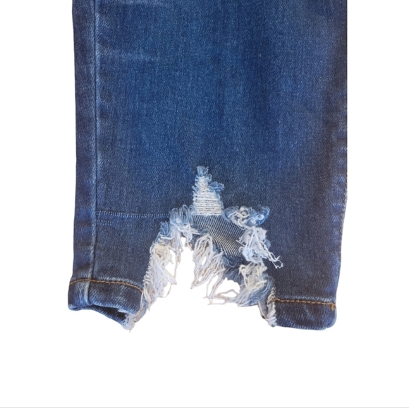 KanCan Distressed Hem Button Fly Denim Jeans Size 36 - Picture 4 of 5